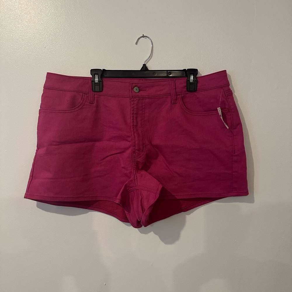 Old Navy Raspberry Pink Jean Shorts Casual Style